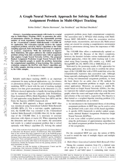 A Graph Neural Network Approach for Solving the Ranked Assignment Problem in Multi-Object Tracking