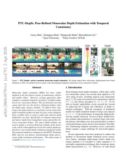 PTC-Depth: Pose-Refined Monocular Depth Estimation with Temporal Consistency