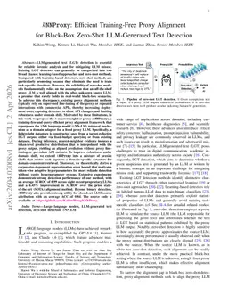 $k$NNProxy: Efficient Training-Free Proxy Alignment for Black-Box Zero-Shot LLM-Generated Text Detection