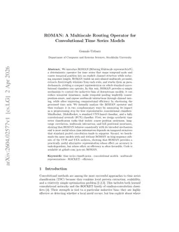 ROMAN: A Multiscale Routing Operator for Convolutional Time Series Models
