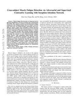 Cross-subject Muscle Fatigue Detection via Adversarial and Supervised Contrastive Learning with Inception-Attention Network