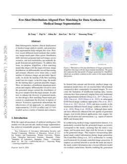 Few-Shot Distribution-Aligned Flow Matching for Data Synthesis in Medical Image Segmentation
