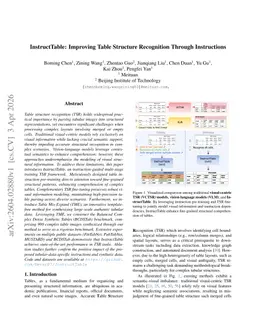 InstructTable: Improving Table Structure Recognition Through Instructions