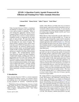 QVAD: A Question-Centric Agentic Framework for Efficient and Training-Free Video Anomaly Detection