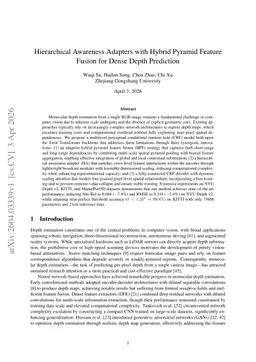 Hierarchical Awareness Adapters with Hybrid Pyramid Feature Fusion for Dense Depth Prediction