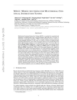 MAny: Merge Anything for Multimodal Continual Instruction Tuning