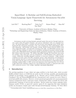 SpaceMind: A Modular and Self-Evolving Embodied Vision-Language Agent Framework for Autonomous On-orbit Servicing