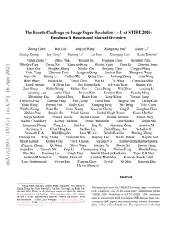 The Fourth Challenge on Image Super-Resolution ($\times$4) at NTIRE 2026: Benchmark Results and Method Overview
