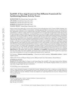 SynHAT: A Two-stage Coarse-to-Fine Diffusion Framework for Synthesizing Human Activity Traces
