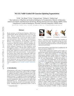 NG-GS: NeRF-Guided 3D Gaussian Splatting Segmentation