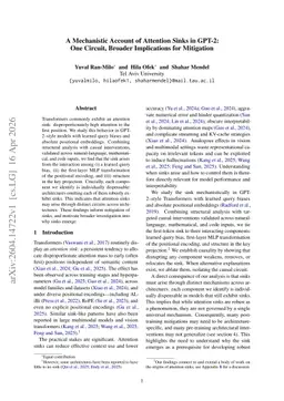 A Mechanistic Account of Attention Sinks in GPT-2: One Circuit, Broader Implications for Mitigation