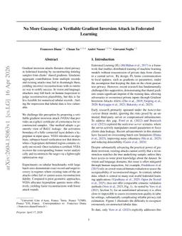 No More Guessing: a Verifiable Gradient Inversion Attack in Federated Learning
