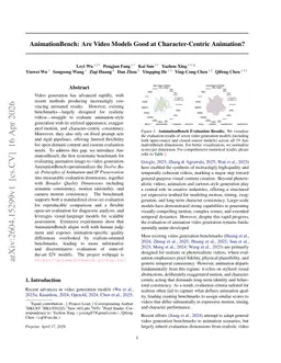 AnimationBench: Are Video Models Good at Character-Centric Animation?