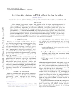 OverCite: Add citations in LaTeX without leaving the editor