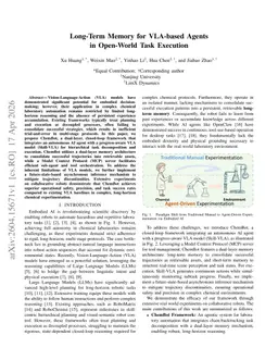 Long-Term Memory for VLA-based Agents in Open-World Task Execution