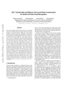 APC: Transferable and Efficient Adversarial Point Counterattack for Robust 3D Point Cloud Recognition