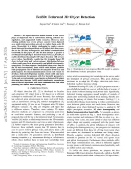 Fed3D: Federated 3D Object Detection