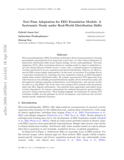 Test-Time Adaptation for EEG Foundation Models: A Systematic Study under Real-World Distribution Shifts