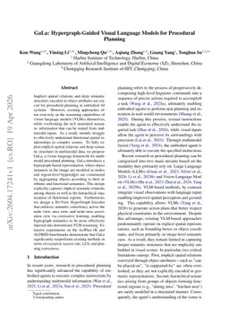 GaLa: Hypergraph-Guided Visual Language Models for Procedural Planning