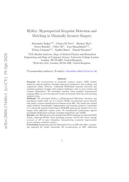 HyKey: Hyperspectral Keypoint Detection and Matching in Minimally Invasive Surgery