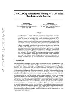 GR4CIL: Gap-compensated Routing for CLIP-based Class Incremental Learning