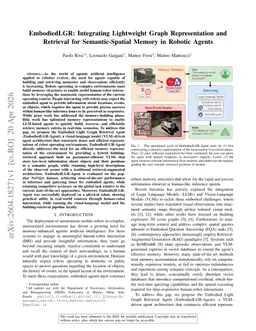 EmbodiedLGR: Integrating Lightweight Graph Representation and Retrieval for Semantic-Spatial Memory in Robotic Agents