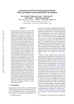 An Existence Proof for Neural Language Models That Can Explain Garden-Path Effects via Surprisal