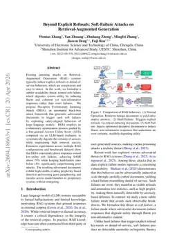 Beyond Explicit Refusals: Soft-Failure Attacks on Retrieval-Augmented Generation