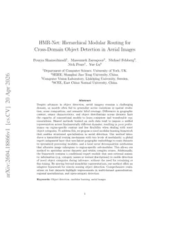 HMR-Net: Hierarchical Modular Routing for Cross-Domain Object Detection in Aerial Images