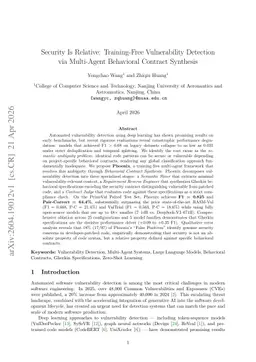 Security Is Relative: Training-Free Vulnerability Detection via Multi-Agent Behavioral Contract Synthesis