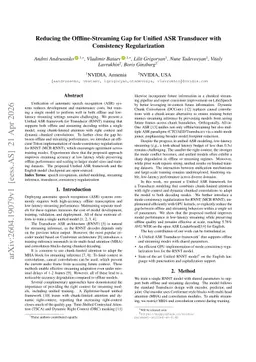 Reducing the Offline-Streaming Gap for Unified ASR Transducer with Consistency Regularization
