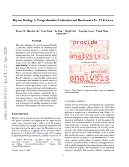 Beyond Rating: A Comprehensive Evaluation and Benchmark for AI Reviews