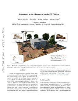 Paparazzo: Active Mapping of Moving 3D Objects