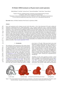 PC2Model: ISPRS benchmark on 3D point cloud to model registration