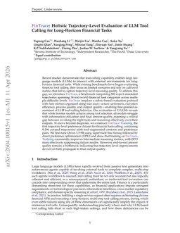 FinTrace: Holistic Trajectory-Level Evaluation of LLM Tool Calling for Long-Horizon Financial Tasks