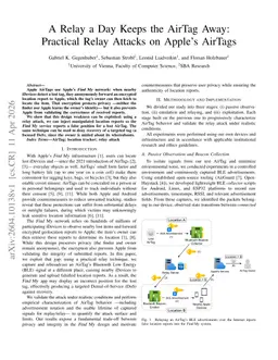 A Relay a Day Keeps the AirTag Away: Practical Relay Attacks on Apple's AirTags