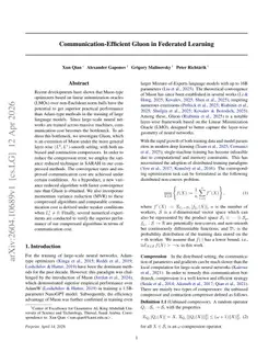Communication-Efficient Gluon in Federated Learning