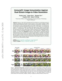 Immune2V: Image Immunization Against Dual-Stream Image-to-Video Generation