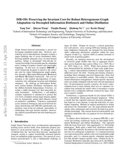 DIB-OD: Preserving the Invariant Core for Robust Heterogeneous Graph Adaptation via Decoupled Information Bottleneck and Online Distillation