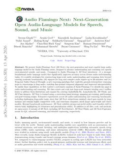 Audio Flamingo Next: Next-Generation Open Audio-Language Models for Speech, Sound, and Music