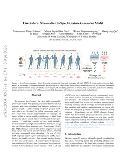 LiveGesture Streamable Co-Speech Gesture Generation Model