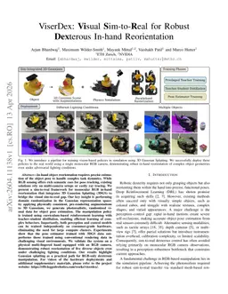 ViserDex: Visual Sim-to-Real for Robust Dexterous In-hand Reorientation