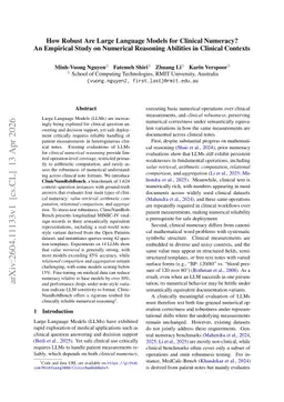 How Robust Are Large Language Models for Clinical Numeracy? An Empirical Study on Numerical Reasoning Abilities in Clinical Contexts