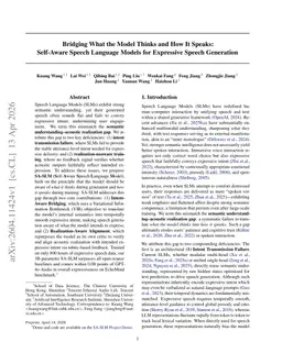 Bridging What the Model Thinks and How It Speaks: Self-Aware Speech Language Models for Expressive Speech Generation