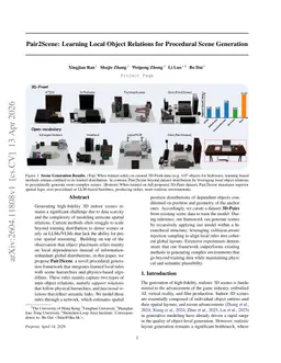 Pair2Scene: Learning Local Object Relations for Procedural Scene Generation