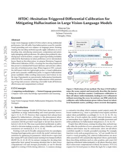 HTDC: Hesitation-Triggered Differential Calibration for Mitigating Hallucination in Large Vision-Language Models