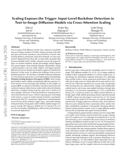 Scaling Exposes the Trigger: Input-Level Backdoor Detection in Text-to-Image Diffusion Models via Cross-Attention Scaling