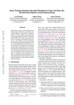 Safety Training Modulates Harmful Misalignment Under On-Policy RL, But Direction Depends on Environment Design