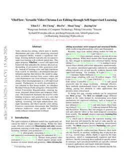 VibeFlow: Versatile Video Chroma-Lux Editing through Self-Supervised Learning