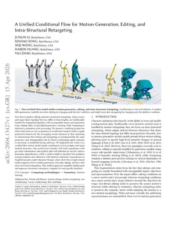 A Unified Conditional Flow for Motion Generation, Editing, and Intra-Structural Retargeting